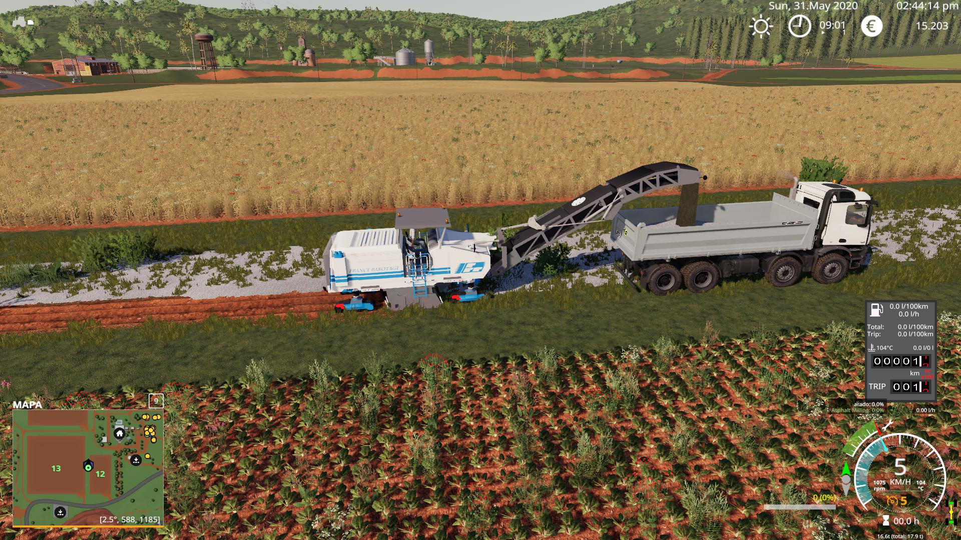 FS19 - Asphalt Milling V1