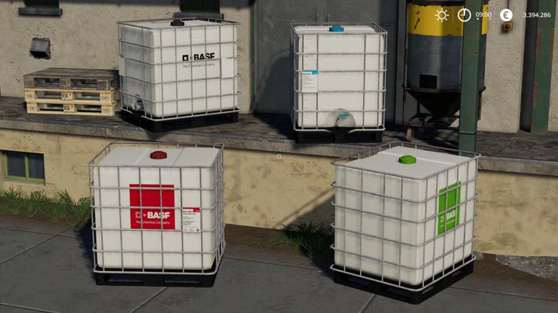 FS19 - Basf IBC Pallet Tanks V1.0