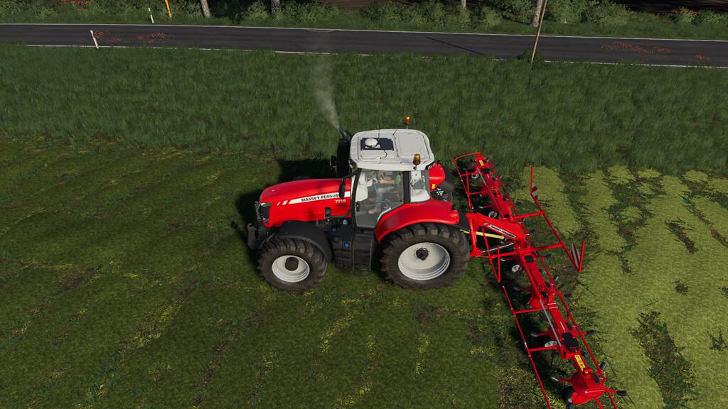 FS19 - Massey Ferguson TD 868 DN Tedder V1