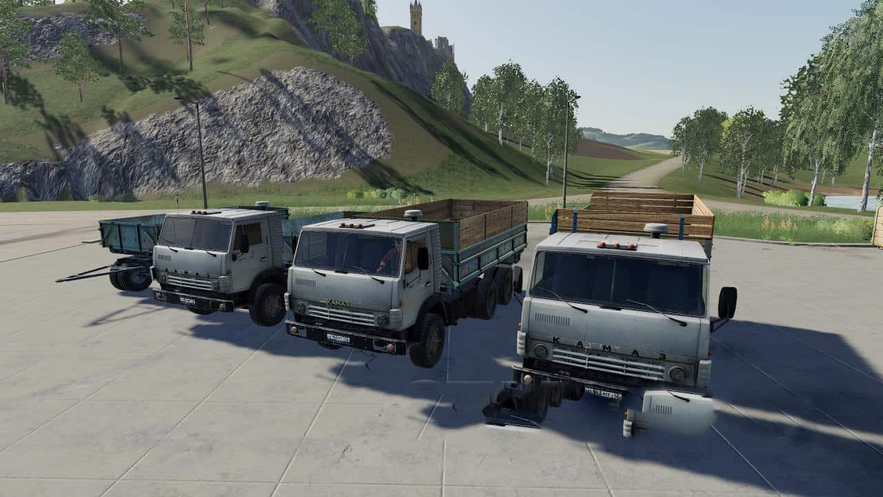 FS19 - Kamaz 5320 and Trailer GBK-8551 v2.1