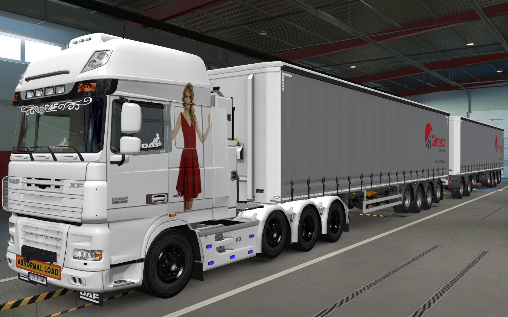ETS2 - Daf Xf 105 Taylor Swift Skin (1.37.x)