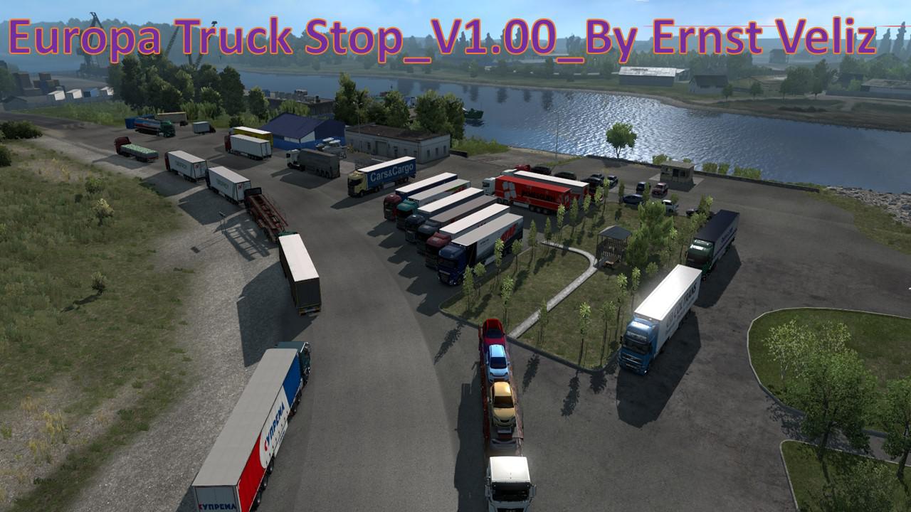 Ets2 Europa Truck Stop V1 0 1 36 X Euro Truck Simulator 2 Mods Club