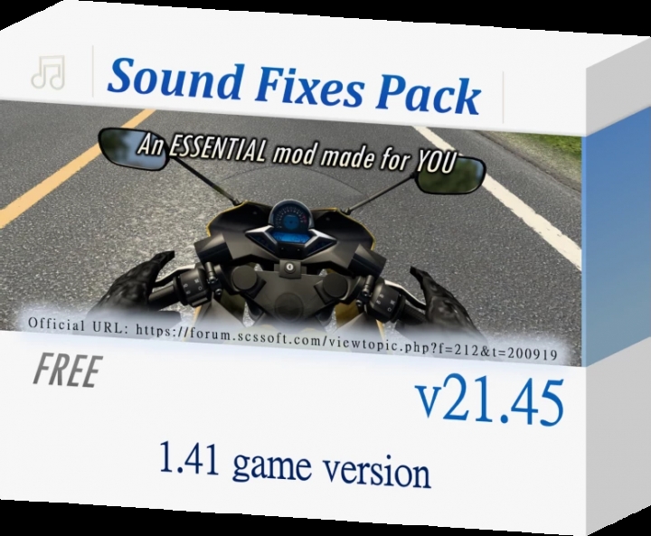 ATS - Sound Fixes Pack V21.45 (1.41.x)