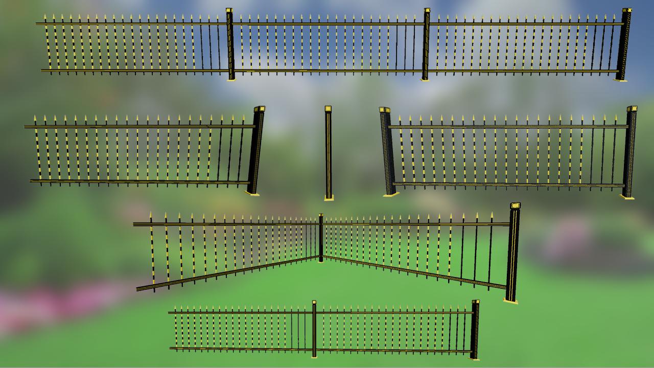 FS19 - Golden Fences Pack V1.0
