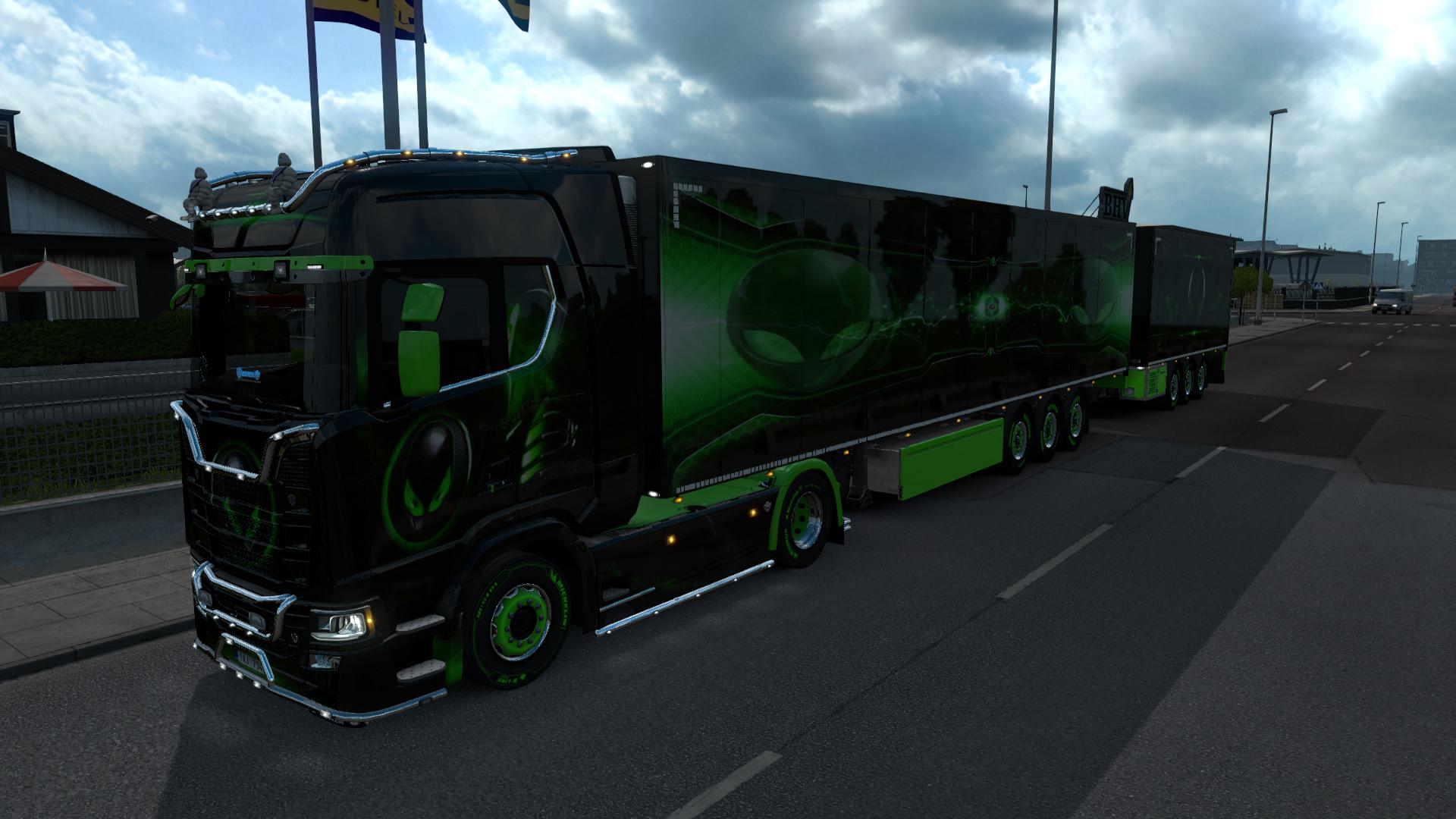 ETS2 - Scania Alien Ware Pack (1.36.x)