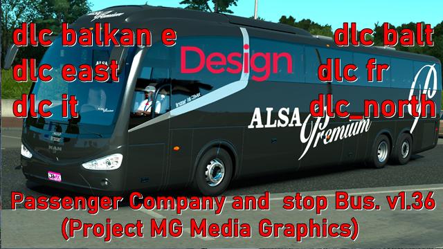 ETS2 - Bus Passengers On All Maps Company V1.0 (1.36.x)