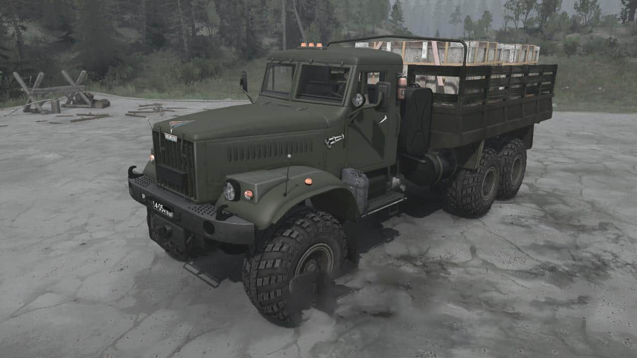 Spintires:Mudrunner - KrAZ-255B Truck V15.03.21