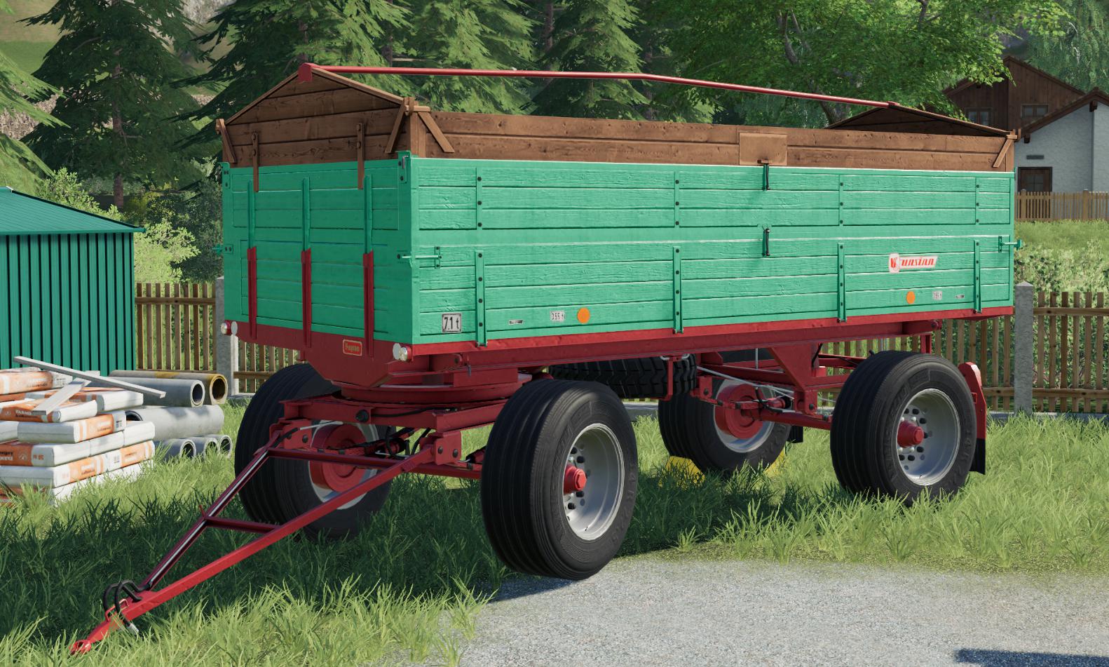 FS19 - Old 7.1T Trailer V1.0