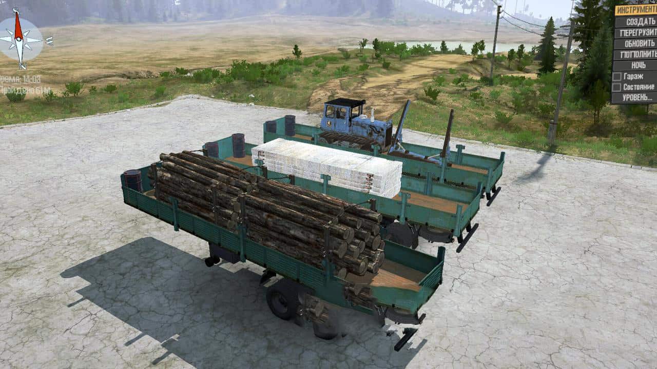 Spintires:Mudrunner - KrAZ-255B Truck V1.0