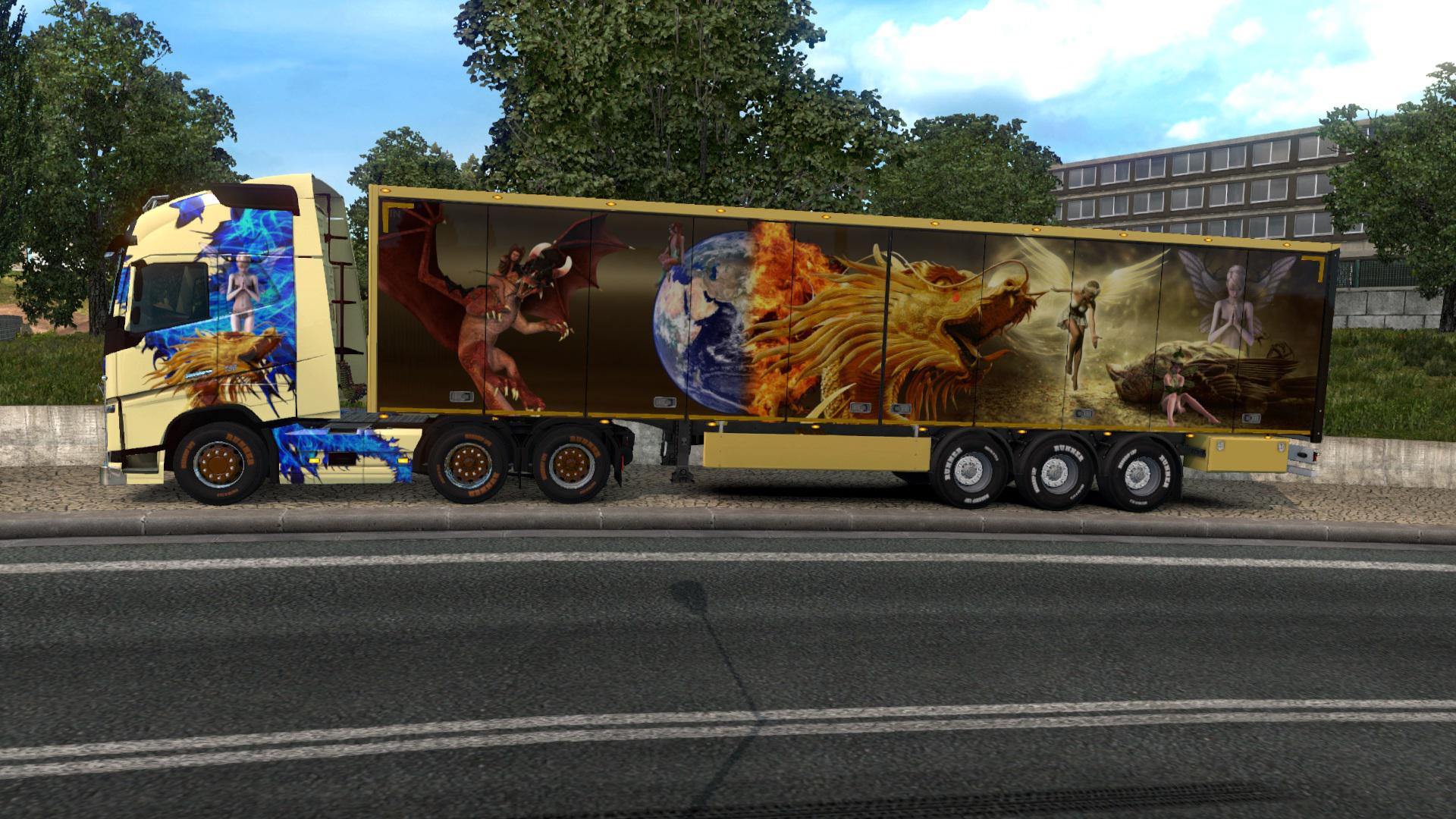 ETS2 - Dragon World Skin (1.35.x)