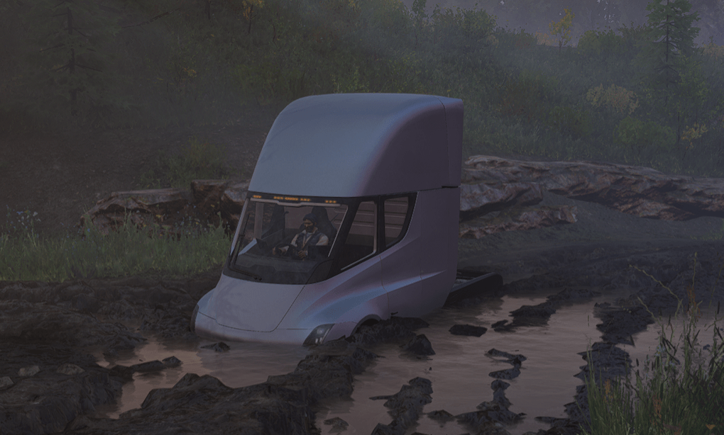 SnowRunner - Dynamo Electric Semi Truck V1.0