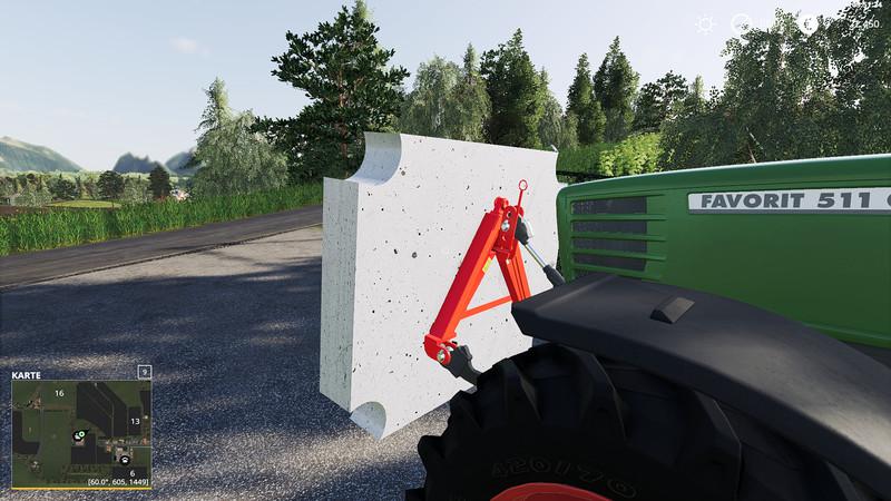 FS19 - Concrete Homemade Weight V1.0