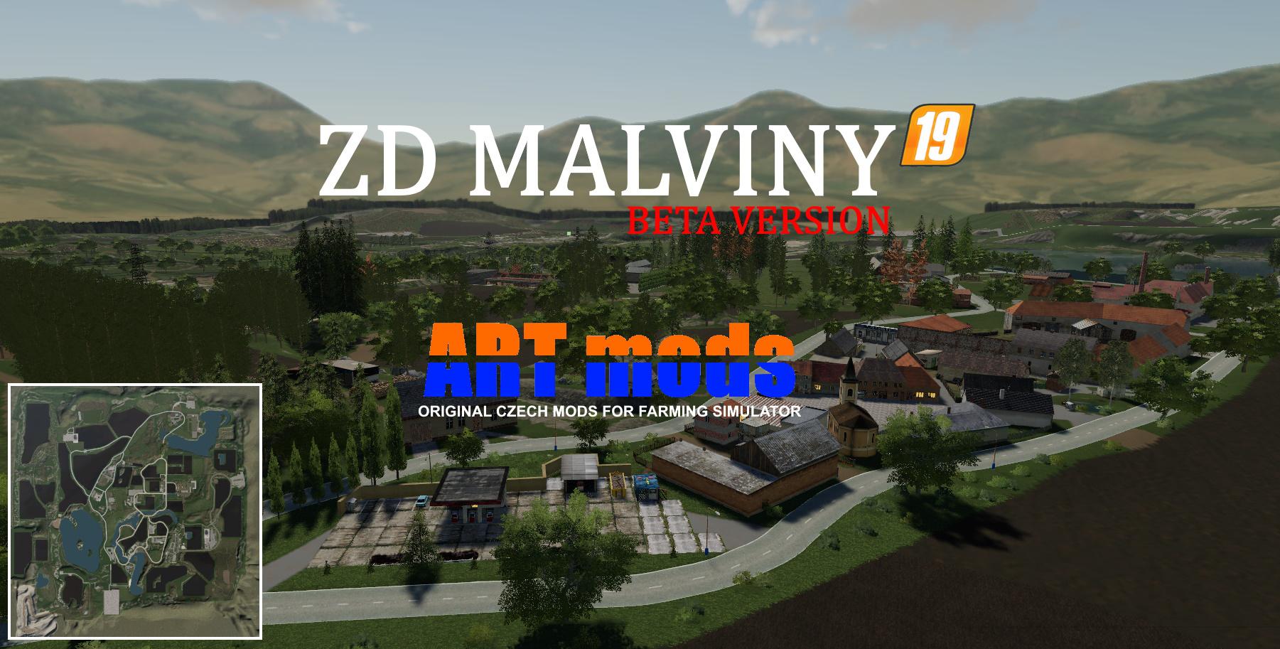 FS19 - ZD Malviny Map Beta