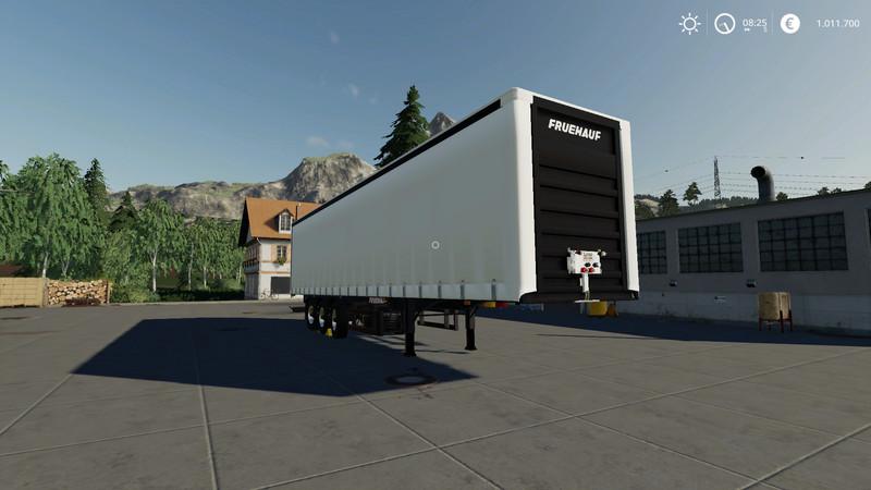 Fs19 Fruehauf Curtainsider Trailer V412 Farming Simulator 19 Modsclub 4968