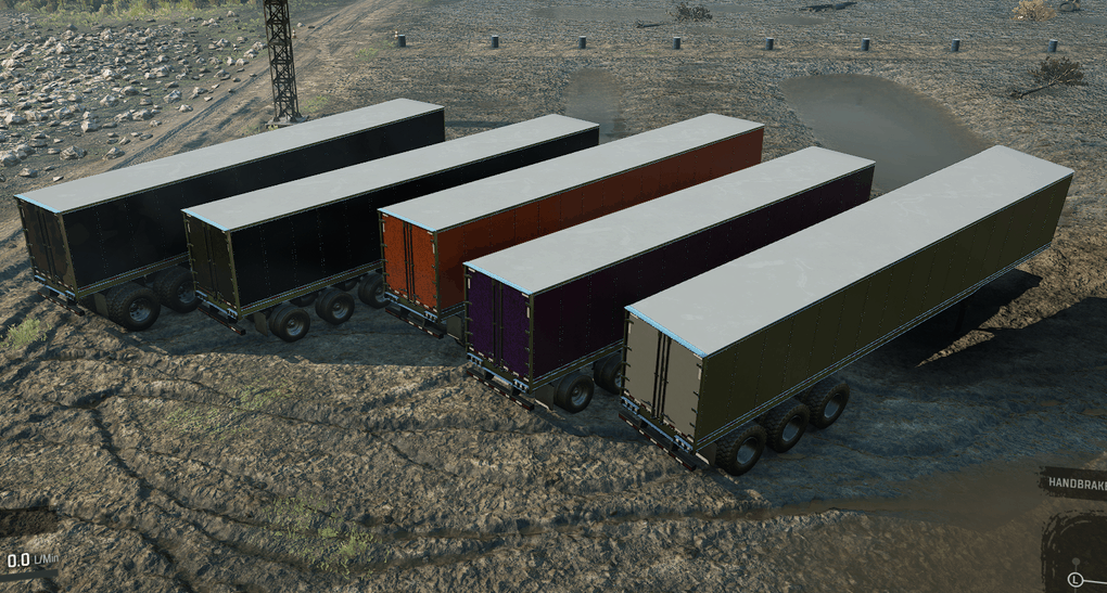 SnowRunner - iX-Tra Heavy Duty 7-Slot High-Saddle Trailer V1.0