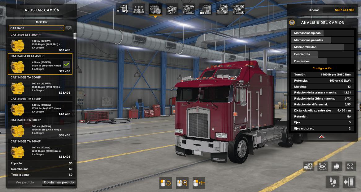 ATS - Caterpillar 3408 Engines Pack V1.1 (1.39.x)