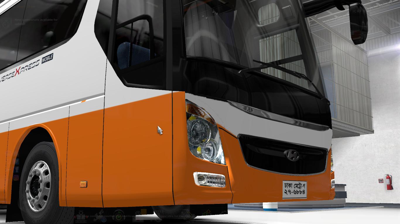 ETS2 - Hyundai UXN CBU Bus V2.0 (1.36 - 1.37)
