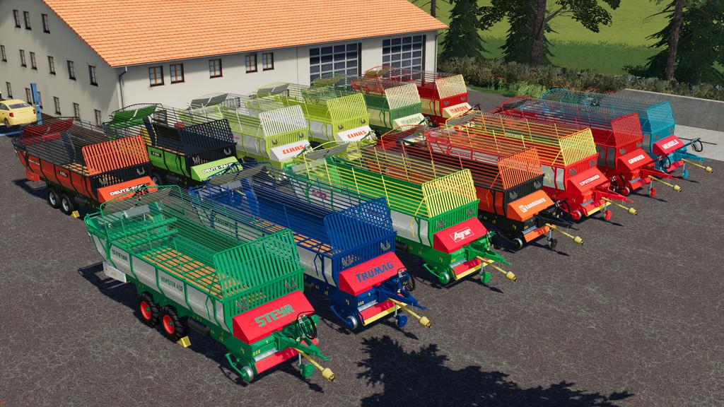 FS19 - Old Forage Wagons Tandem V1.0