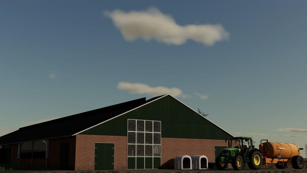 FS19 - Long Cowshed Europe V1.0