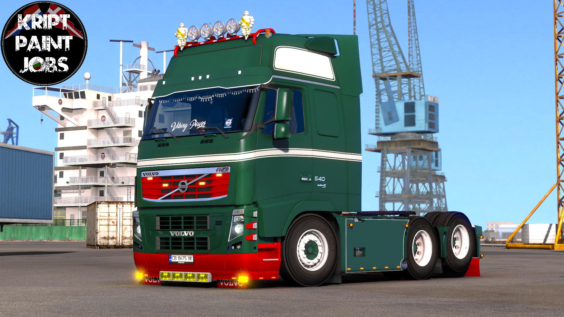 ETS2 - Volvo FH16 2009 Viking Power V1.0 (1.39.x)