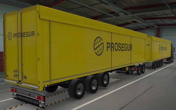 ETS2 - Kraker Walkingfloor Prosegur Skin (1.40.x)