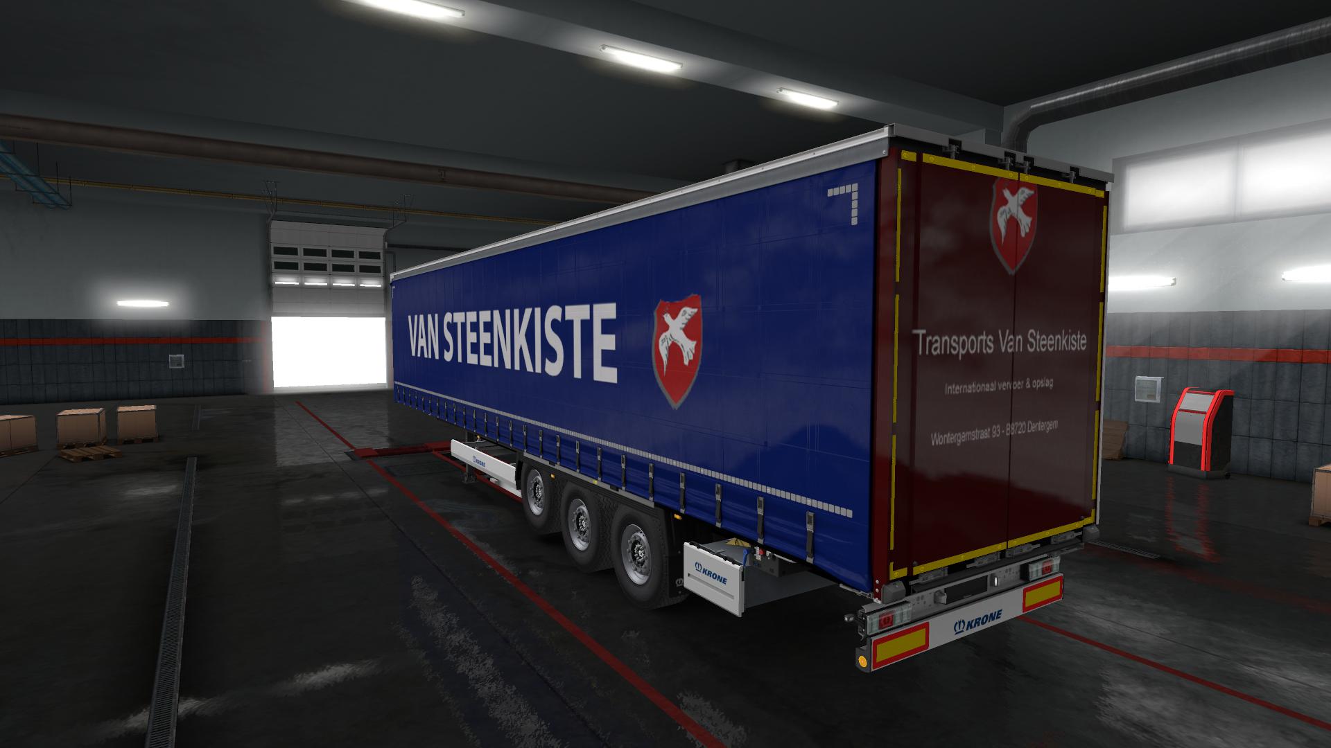 ETS2 - Ownable Trailer Van Steenkiste V1.0 (1.37.x)