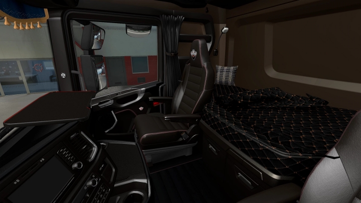 ETS2 - Dark Brown Interior Scania 2016 V0.8 Beta (1.40.x) | Euro Truck ...