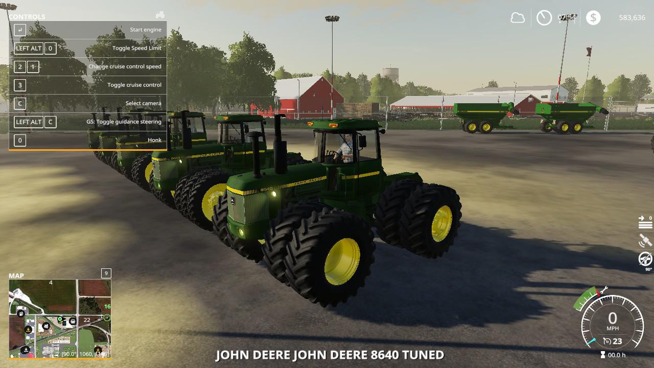 FS19 - John Deere 8000 4WD Tractor V1.0