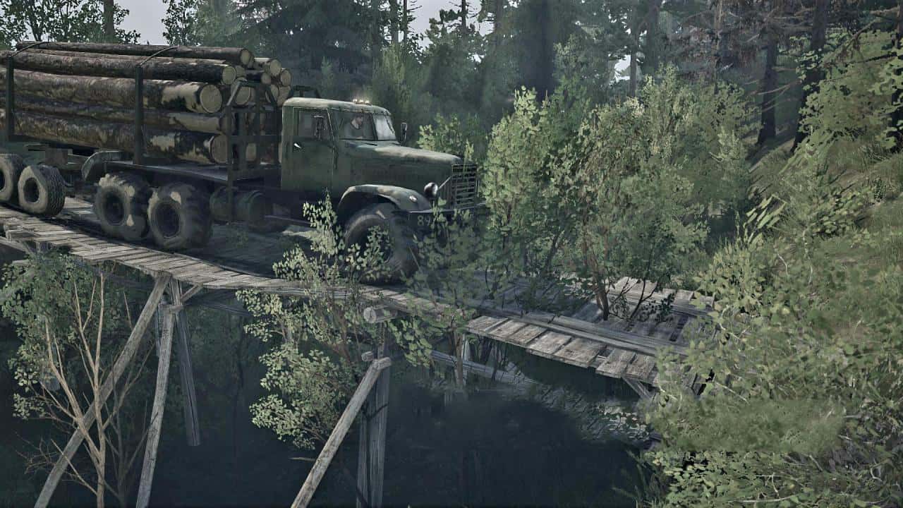 Spintires:Mudrunner - There on Narrow Tracks 2 Map V1.0
