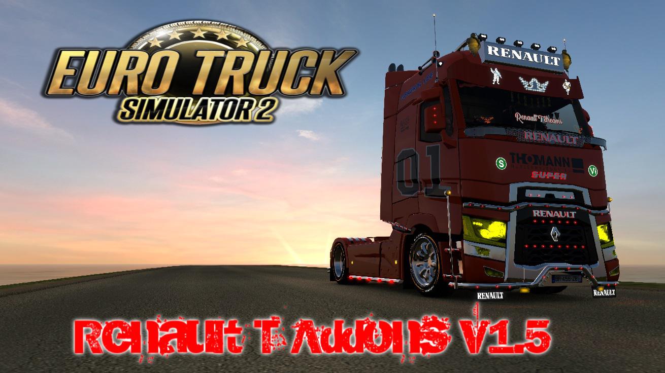 ETS2 - Renault T Addons v1.5 (1.36.x)