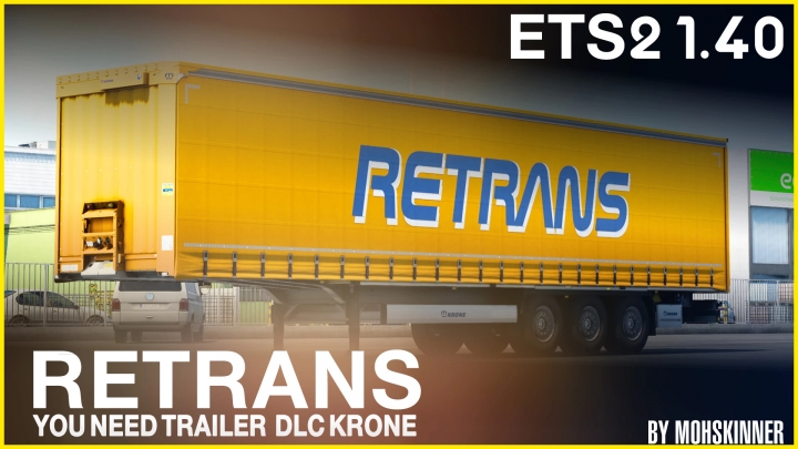 ETS2 - Trailer Krone Profiliner [ReTrans] Skin (1.40.x)