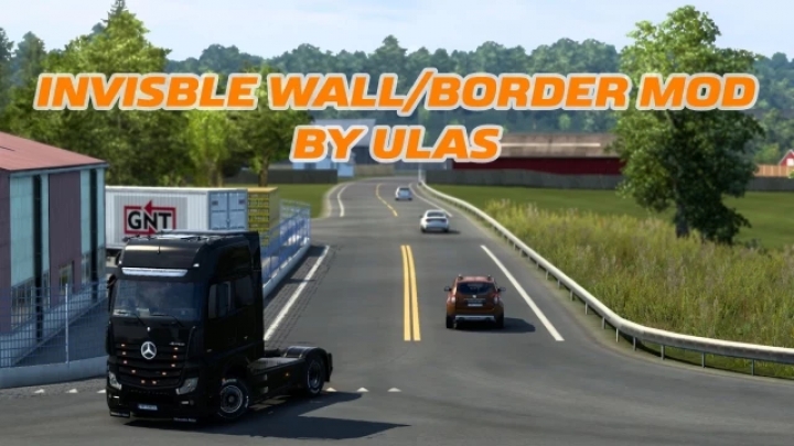 ETS2 - Invisible Wall/Border Mod V1.0 (1.40.x)