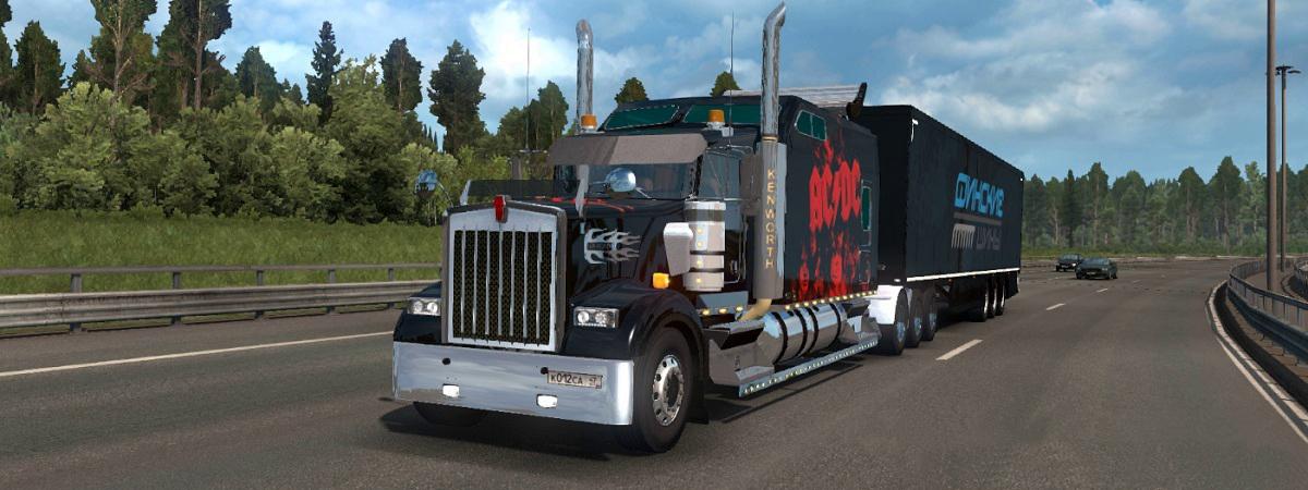 ETS2 - Kenworth W900 Long Truck 28.02.21 (1.39.x) | Euro Truck ...