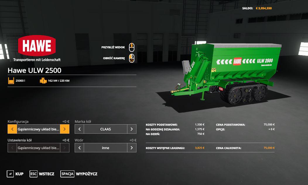 FS19 - Hawe ULW 2500 2020 Trailer V1.0