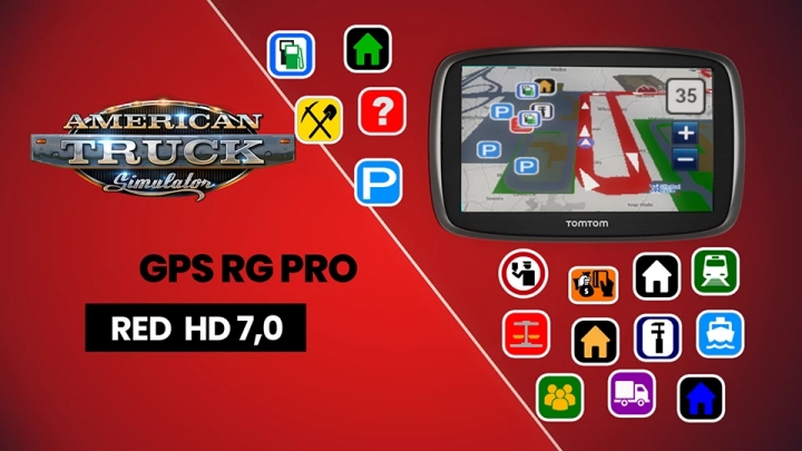 ATS - GPS RG Pro Red HD V7.0 (1.40.x)