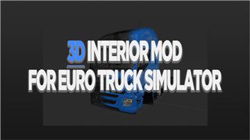 ETS2 - 3D Interior V1.04 (1.38.x)