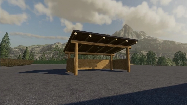 FS19 - Log Sheds V1.0