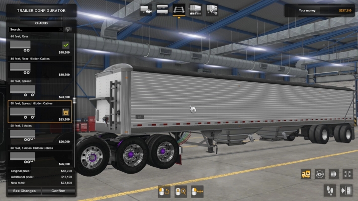ATS - Custom Undermount Cables for Ownable SCS Trailers V1.0 (1.41.x)
