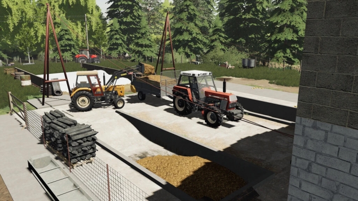 FS19 - Cowshed With Garage V1.0