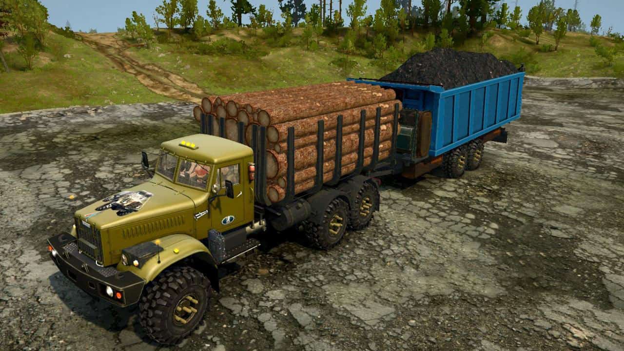 Spintires:Mudrunner - Kraz Yaz 214 Truck V1