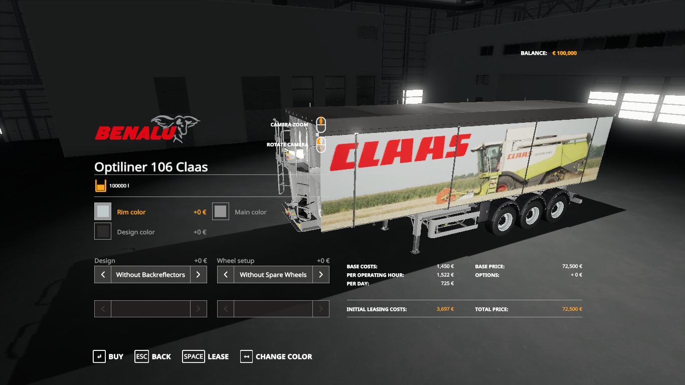 FS19 - Benalu Tipper Claas V1.0