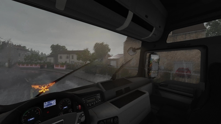 ETS2 - Realistic Heavy Rain V1.5 (1.40.x)