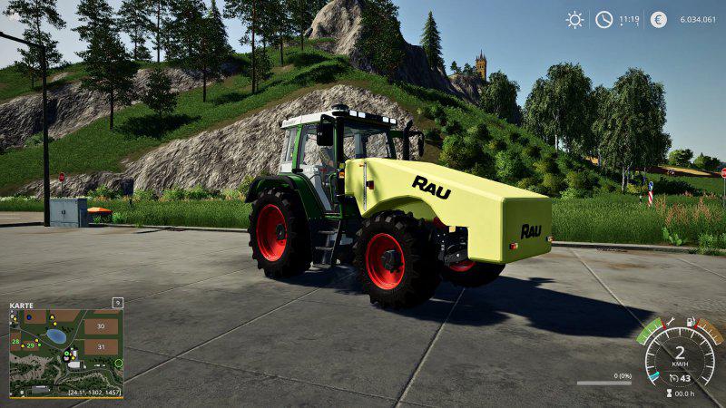 FS19 - Rau Fronttank 2200 Liter V1.0.0.1