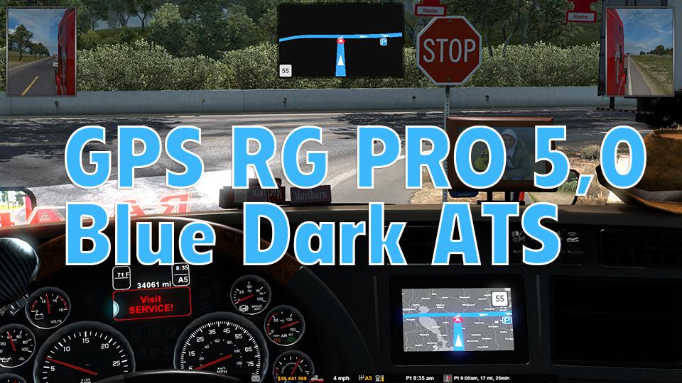 ATS - GPS RG Pro Blue Dark V5.0 (1.38.x)