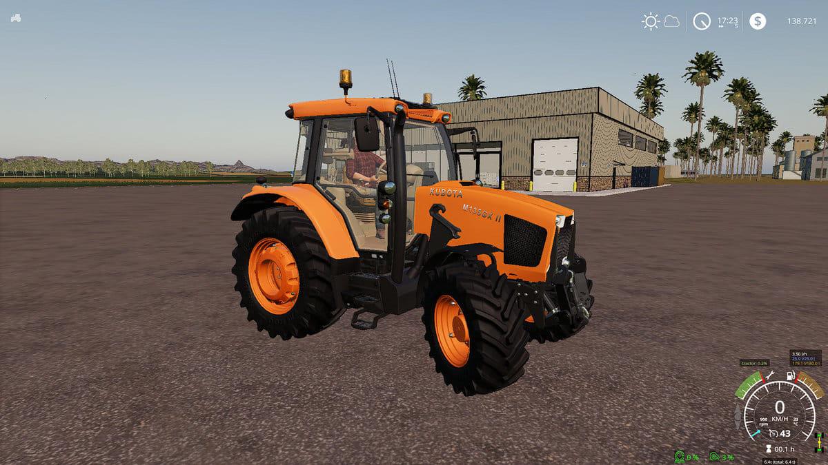 FS19 - Kubota M135GX II Tractor V1.0