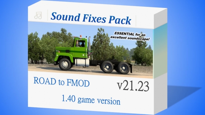 ETS2 - Sound Fixes Pack V21.23 (1.40.x)