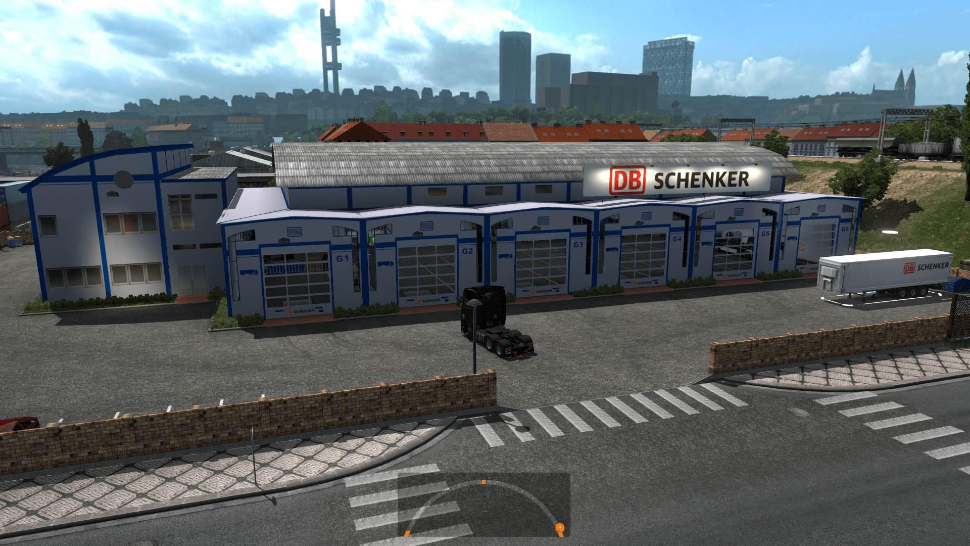 ETS2 - DB Schenker Garage Skin (1.35.X)