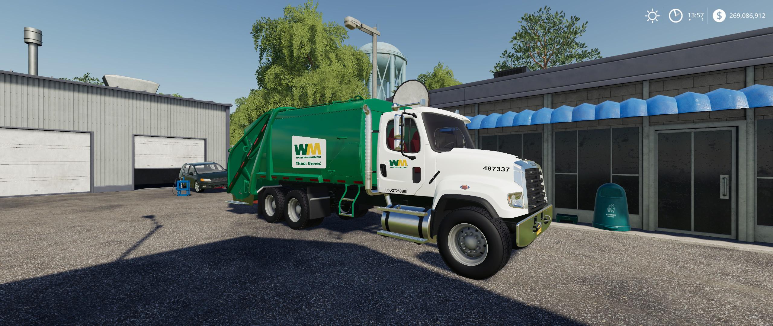 FS19 - Freightliner F114SD Garbage Truck v1.0