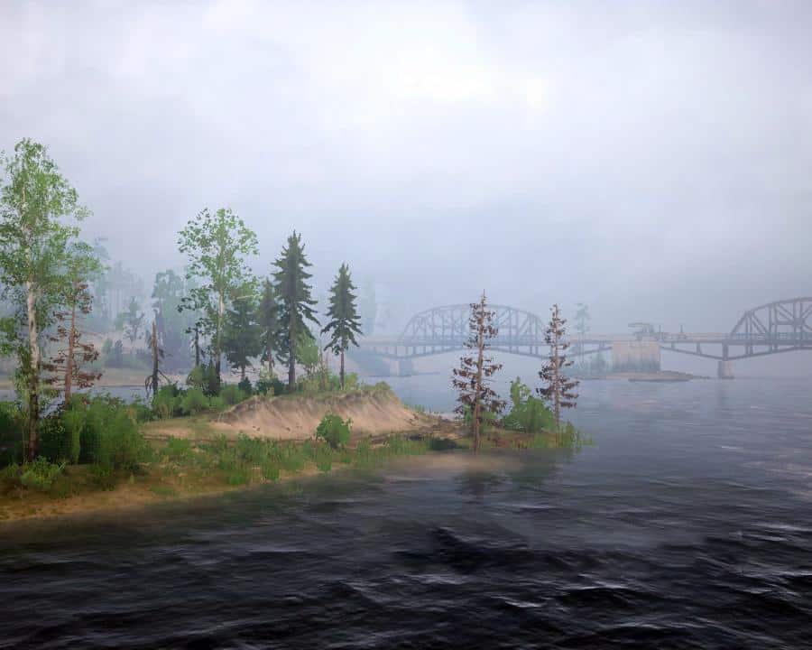 Spintires:Mudrunner - Beyond The Forest – Over The River Map V30.01.20