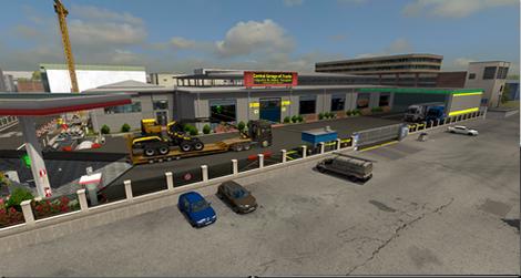 ETS2 - Prefab Garage Scandinavia Mods (1.36.x)
